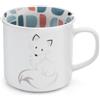 NICI Mug Dreamy Winter 400ml in porcellana 9,5x9cm bianco - Tazza da tè, tazza da caffè, tazza in porcellana, tazza con manico per bevande fredde e calde