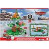Mattel CARS - Calendario dell'Avvento Cars Minis, 24 sorprese a tema natalizio tra cui 4 macchinine, personaggi, pista modulabile e accessori per le feste, giocattolo per bambini, 3+ anni, HXT34