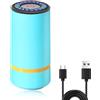 Uadme Sigillatrice Sottovuoto Elettrica, Macchine Sottovuoto per Alimenti, Pompa per Sottovuoto Alimenti, con Batteria Agli Ioni di Litio da 400 mAh, per Confezioni Alimentari di Abbigliamento, Blu