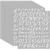DGN 14 Fogli Adesivi Lettere Alfabeto, Numeri Lettere in Vinile Autoadesivo, Lettere Adesive Bianco, Lettere e Numeri Autoadesivi in Vinile Impermeabile per Scomparto Postale, Cartelli, Numero Indirizz