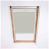 Classic Roof Blinds Skylight Blinds - Tende oscuranti per finestre da tetto Velux, con telaio in alluminio color argento (308)
