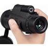 Generic Telescopio monoculare portatile 35x50 monoculare ad alta potenza con bussola Binocolo professionale Big Vision per viaggi in campeggio per birdwatching
