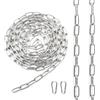 Ziamzra Catena Acciaio Inox 3,5M φ2,5mm Catena Delimitazione Catene Catenella Catena Antitaglio per Recinzione Catena Antifurto Catena Bidoni Dell'immondizia Sollevamento