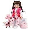 JIEBOTE Bambole Reborn 24 pollici 60 cm Bambole Reborn Ragazza Morbido Silicone Vinile Baby Dolls Bambola Giocattolo Neonata Che Sembra Reale Fatto a Mano