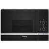 SIEMENS - BE520LMR0 Forno Microonde da Incasso con Grill Capacità 20 Litri Potenza 800 Watt Colore Acciaio Inox / Nero