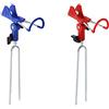 Nothers Ncheli 2 Supporti per Canna da Pesca, Inox Orientabile 360° Portacanna in Acciaio Inox, Portacanna da Riva e da Spiaggia