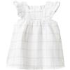 United Colors of Benetton Vestito 4YP7AV00G, Bianco Ottico 64P, 62 Bimba