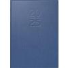 BRUNNEN Agenda tascabile modello 713 (2025), 2 pagine = 1 settimana, A7, 160 pagine, copertina in similpelle kayak, blu