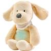 Nattou Peluche e Luce Notturna, Sleepy il Cagnolino, 7 Colori Naturali, Carillon Integrato, Batteria USB, 19,3 x 11 x 30,5 cm, Vegano, Peluche/Poliestere, Vaniglia