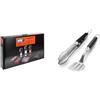 Weber Kit di Pulizia per Barbecue Q e Pulse | Serie Q e Pulse BBQ | Accessori per Barbecue (18286) & 6645 - Kit 2 Accessori, Acciaio