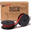 BSIE Typewriters - Nastro per macchina da scrivere Hermes Nero e Rosso - Compatibile con Hermes 3000, Baby, Rocket, 2000, Media - GR9 - Testato a Nizza, Francia