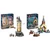 LEGO Harry Potter Guferia del Castello di Hogwarts, Gioco per Bambini e Bambine da 8 Anni & Harry Potter La Rimessa per le Barche del Castello di Hogwarts