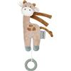 Nattou Mini Peluche carillon in poliestere, Luna la giraffa, Ninna-nanna La-Le-Lu, Circa 23 cm, Luna e Axel, Verde/Beige