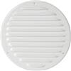 Repa Market Ø 16 cm, copertura griglia di ventilazione, colore bianco, prese d'aria rotonde, griglia di ventilazione, zanzariera integrata, ventilazione HVAC, bianco 160 mm