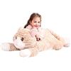 IKASA Gatto Peluche Gigante Giocattolo,Animali di Peluche XXL XL Grande Giganti Enorme 78cm Teneri Enormi Jumbo Animale Grasso,Regali per Bambini Ragazze Ragazz (Arancio,78cm)