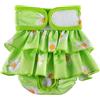 BePetMia Pannolini Lavabili per Cani Femmine, Pannolini Riutilizzabili per Cani, Mutandine Assorbenti Ecologiche, Mutande Igieniche per Cani in Calore (XL: 60-82 cm, Verde)