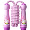 JunD Corda per Saltare Bambini, Corda per Saltare Regolabile Bambini 2,5m con Manico in Legno Naturale, Salto Corda per Bambini Fitness, Skipping Rope per Allenamento Cardio e Perdita di Peso