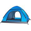 SPYMINNPOO Tenda da Campeggio, 2‑3 Persone Tenda da Picnic da Campeggio Impermeabile Tenda Antipioggia Ad Apertura Automatica con Tetto Apribile per Escursionismo in Famiglia All'aperto (Cielo blu)