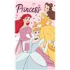 damaloo Principesse Asciugamano per Bambini in Cotone - Asciugamano per Mani per Ragazzi, Ragazze & Adulti - Asciugamano da ospite con Design - Piccolo Panno per lavarsi con Motivo 30x50 cm