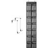 ABSOK Organizer Portascarpe Da Appendere Alla Porta – 24 Tasche In Rete Con Ganci, 55x150 Cm, Per Scarpe E Accessori