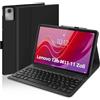 AGARELE Custodia Tastiera per Lenovo Tab M11 11'' [TB330XU/TB330FU] Italiano QWERTY Rimovibile Bluetooth Tastiera, Tastiera Custodia Tablet per Lenovo M11 Custodia Protettiva con Supporto Pen, Nero