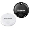 Ultrbeka Air Tag Localizzatore, Tracker Tags 2 pezzi, Compatibile con Apple Dov'è (solo iOS), Trova Oggetti e Chiavi, Bagagli, Valigie, Impermeabile IP67, Batteria Sostituibile(Non supporta Android)
