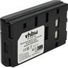 vhbw 1x batteria sostituisce Sony NP-68, NP-66, NP-55, NP-33, NP-99, NP-98, NP-90, NP-78, NP-77 per videocamera camcorder (2000mAh, 6V, NiMH)