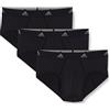 adidas Multipack Brief (3pk) Boxer a Pantaloncino, Nero, XL Uomo