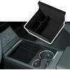 MIEBA Vassoio organizer per console centrale per accessori per nuova Tesla Model 3 Highland 2024 2025 Model Y Juniper, per scatola portaoggetti Tesla Model 3 2024 2025 Model Y, floccata interna