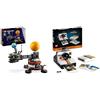 LEGO Technic Pianeta Terra e Luna in Orbita, Giochi Spaziali per Bambini e Bambine & Ideas Fotocamera Polaroid OneStep SX-70 Kit Vintage di Costruzione per Adulti