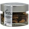 AROTZ Carpaccio di tartufo 50 g. Carpaccio Tuber aestivum a fette (60%) in olio d'oliva aroma tartufo nero tuber magnatum (40%). Peso netto 30 g. Tartufo arrotolato.