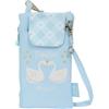 Glowlab CISNES - Portamonete standard, per cellulare, comodo e versatile, qualità e resistenza, 19 x 10 cm, colore blu chiaro