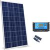 SOLAR ENERGY POINT KIT SOLARE BASE 80W 12V - MODULO FOTOVOLTAICO 80W E REGOLATORE 10A PWM