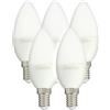 Xanlite Set di 5 lampadine LED a fiamma - attacco E14 - 5 W cons (40 W Eq) - luce bianca calda