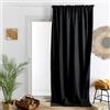 HomeMaison.com Tenda isolante - Tenda termica - Tenda oscurante - Tenda nera - Tenda 140 x 260
