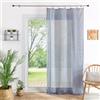 LOJI HomeMaison.com Tenda in Etamina - Tenda tinta unita - Tenda oscurante - Tenda blu - Tenda 140 x 240