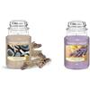 Yankee Candle Candela Profumata In Giara Grande, Durata Fino A 150 Ore, Legno Marino & Candela profumata | Giara grande Lavanda al limone