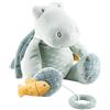Nattou Peluche Carillon in Poliestere, Romeo il Coccodrillo, Ninna Nanna La-Le-Lu, Con Anello, Ca. 30 cm, Romeo, Jules e Sally, Celeste