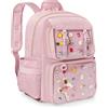 Prokva Ita Bag Pin Display Zaino con Inserti per Spille, Kawaii Ita Zaino per Anime Cosplay, Rosa (Borsa Vuota)