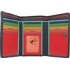 VISCONTI Collezione Arcobaleno Borsa a tre pieghe in pelle con blocco RFID RB43, taglia unica, Moderno