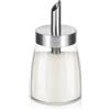 Vucchini Zuccheriera Vetro 140ml/4.7oz, Dosatore Zucchero, Coperchio Beccuccio Non Affilato, Bottiglia di Vetro Versamento Facile, Contenitore da Cucina, Accessori Decorativi per Bancone, Bar