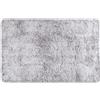 fluffy® Tappeto da bagno in microfibra con fondo antiscivolo (50 x 80 cm, Grigio)