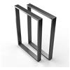 sossai® Design Gambe per tavolo in acciaio | Set di 2 | struttura tavolo | larghezza 70 cm x altezza 72 cm | TKK1 | colore: anthracite