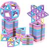 KMTJT 40 Pezzi Costruzioni Magnetiche per Bambini 3 Anni, Giochi Giocattoli Bambini Bambino Bimbo 3 4 5 6 7 Anni, Magneti Bambini Regalo Natale Bambina
