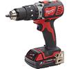 Milwaukee 4933443515 - M 18 bpd-202 C trapano a percussione 18 V 2,0 Ah litio 2 Vel. 50 Nm