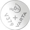 Velleman Varta V379 Silver-Oxide 1.55V non-rechargeable battery - non-rechargeable batteries (Silver-Oxide, Button/coin, 1.55 V, 1 pc(s), 16 mAh, Hg (mercury))