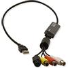 Hauppauge 610 USB-Live 2 - Digitalizzatore video analogico e dispositivo di acquisizione video, colore: Nero/Bianco
