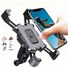 kiorziesk Supporto Telefono per Bicicletta e Motociclo - Porta Cellulare Universale 360° Ruotabile per Manubrio MTB, Bici, Moto - Compatibile con iPhone, Samsung Galaxy, Huawei, Xiaomi, Oppo