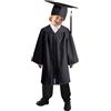 JiJiRuDU Abito da Laureato Set Toga Laurea Per Bambini Asilo Costumi Laurea e Tocco Cappello Costume da Laureato per Bambini Studenti Elementare Medi Linea Costume Travestimento 4-10 Anni