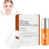 Utapossin Collagen Film and Mist, Con Acido Ialuronico e Vitamina C, Facial Mask, Film del Collagene di Solubile Invecchiamento Maschera Pellicola Solubile al Collagene Leviga Linee Sottili E Rughe